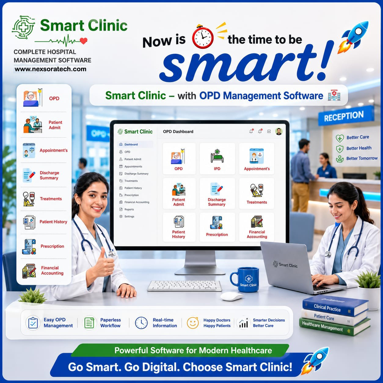 Smart Clinic Hospital Management Software